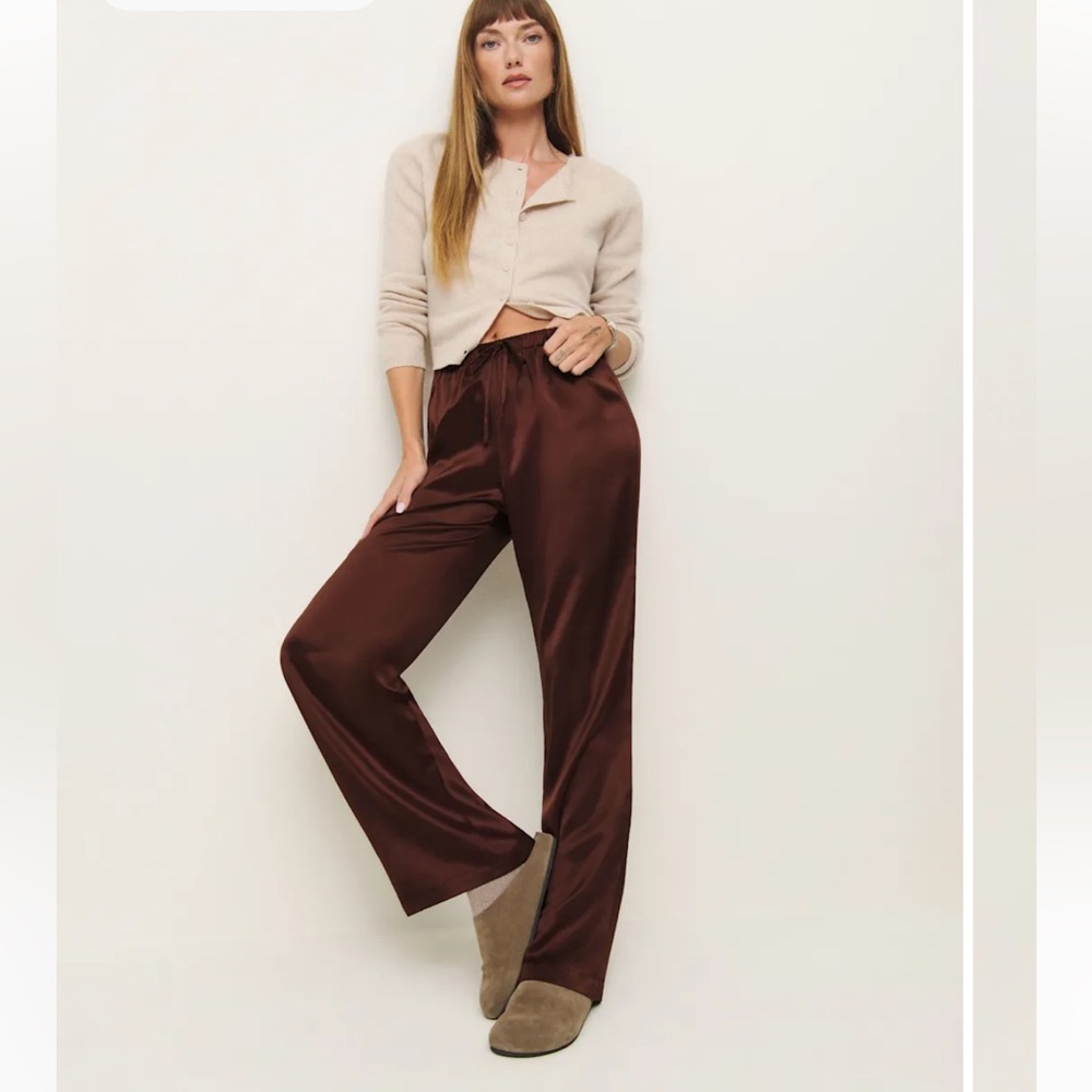 Reformation Olina silk pant